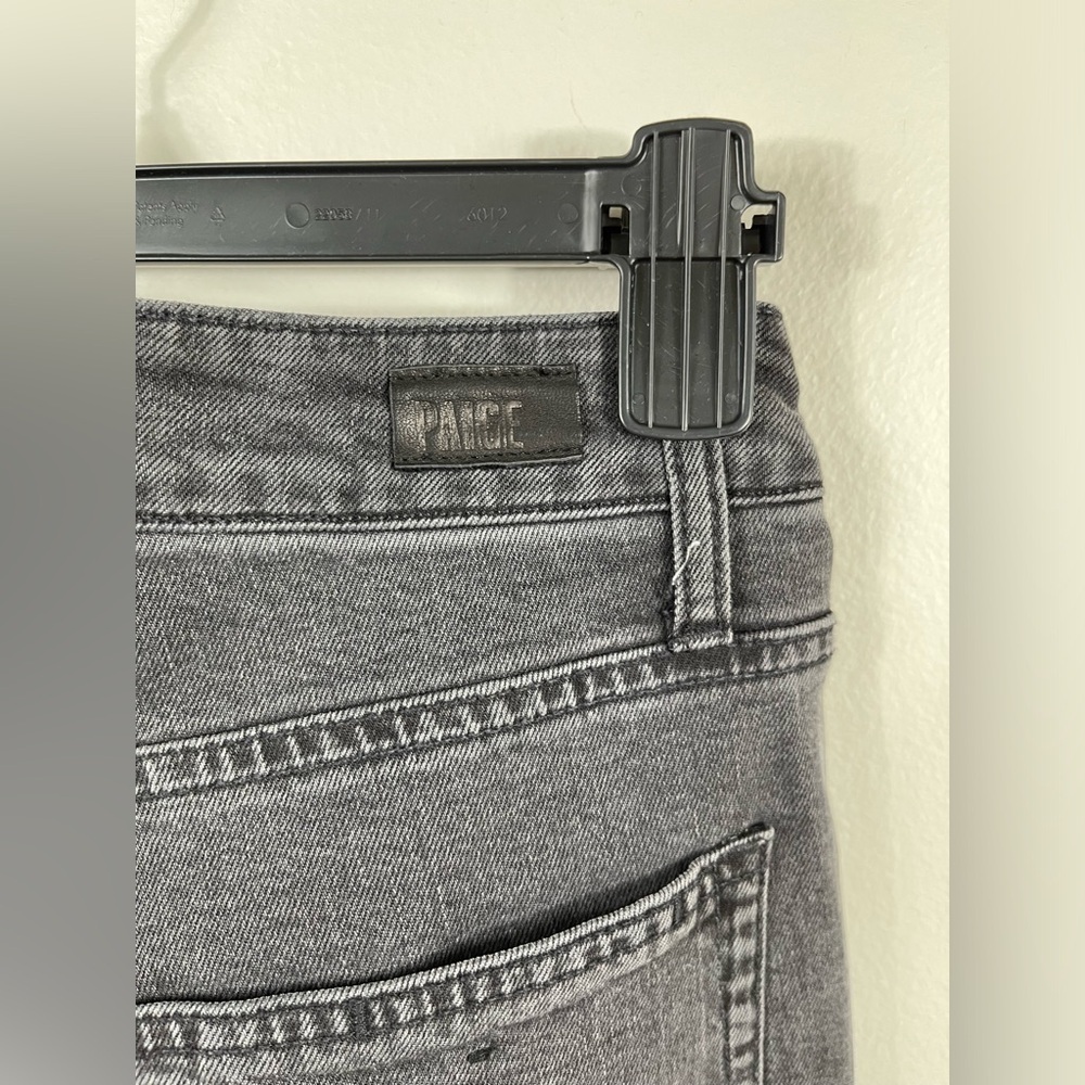 PAIGE Hoxton Straight Ankle Half & Half Sz 26" In Storm Black/ Pebble - Picture 10 of 16